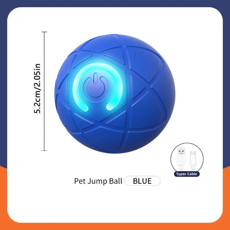 Smart Dog Toys Ball Electronic Interactive Pet Toy Moving Ball USB Automatic Moving Bouncing for Puppy Birthday Gift Cat Product