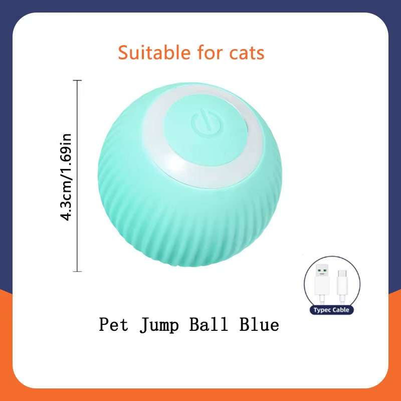 Smart Dog Toys Ball Electronic Interactive Pet Toy Moving Ball USB Automatic Moving Bouncing for Puppy Birthday Gift Cat Product
